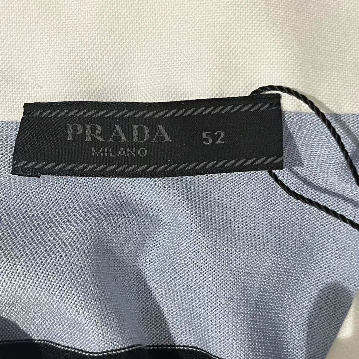 Prada Multi-Color Striped Long-Sleeve Polo Shirt
