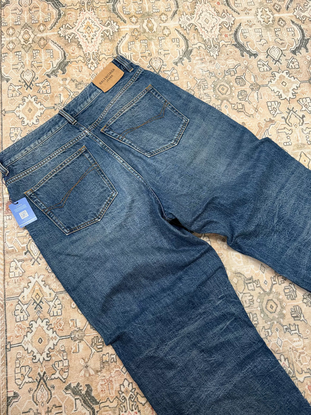 Balenciaga Distressed Baggy Jeans