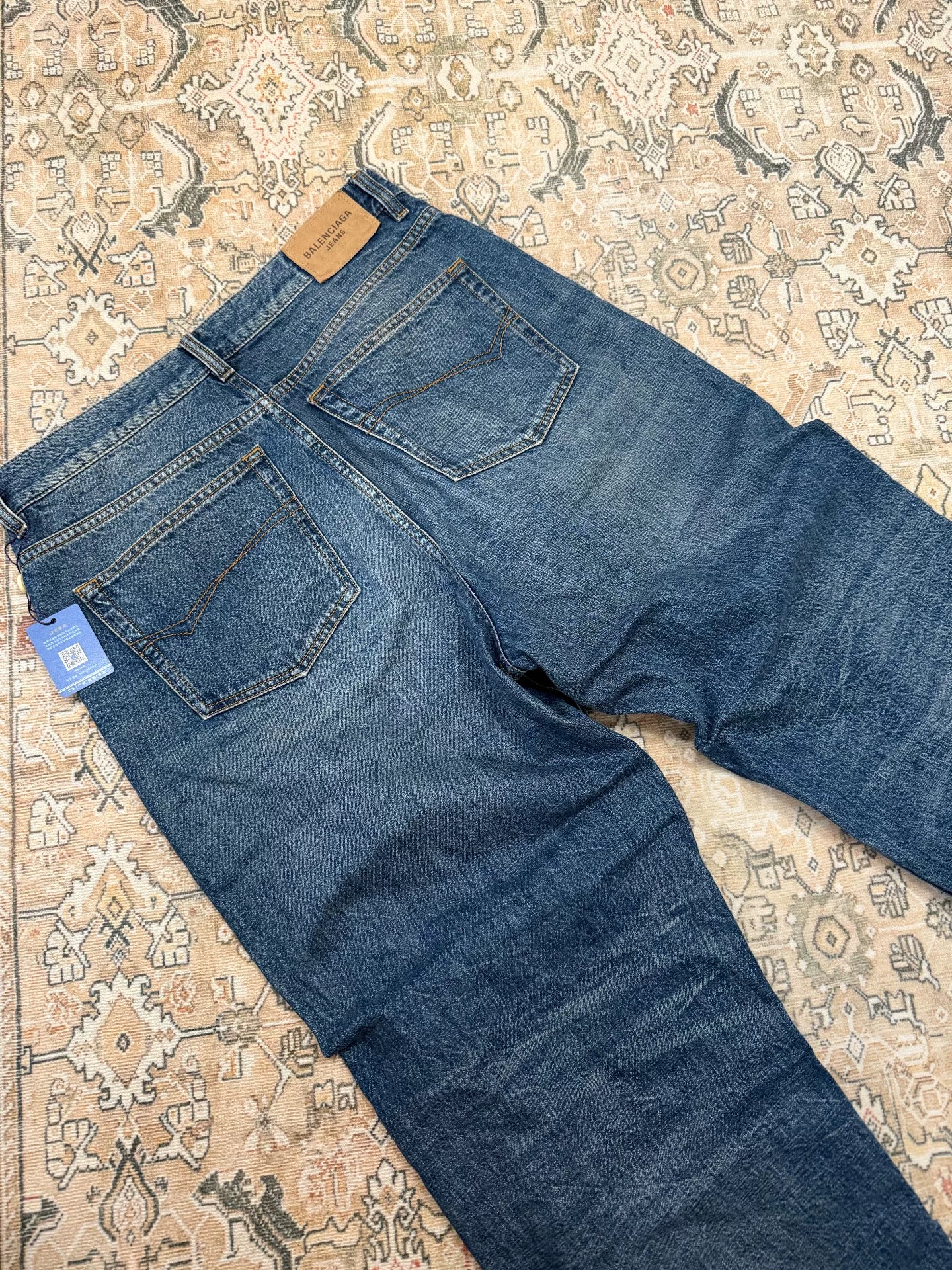 Balenciaga Distressed Baggy Jeans