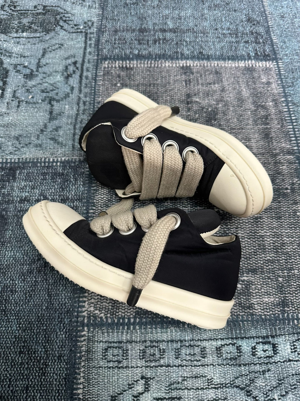 Rick Owens sub-line canvas "Panting" chunky laces Sneakers