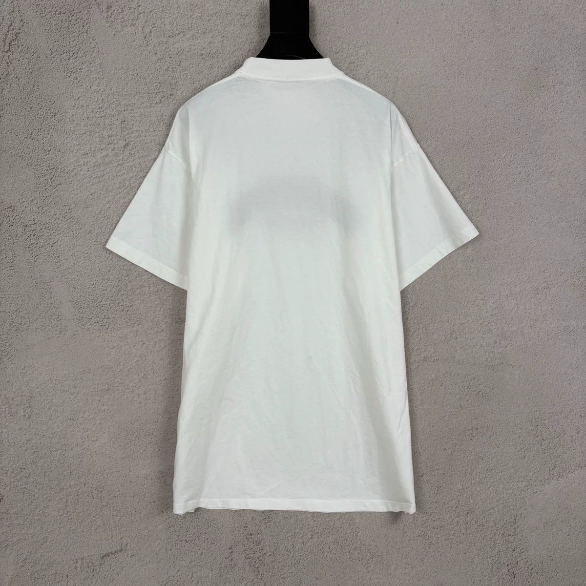Balenciaga White Inverted Embroidered Slogan T-Shirt