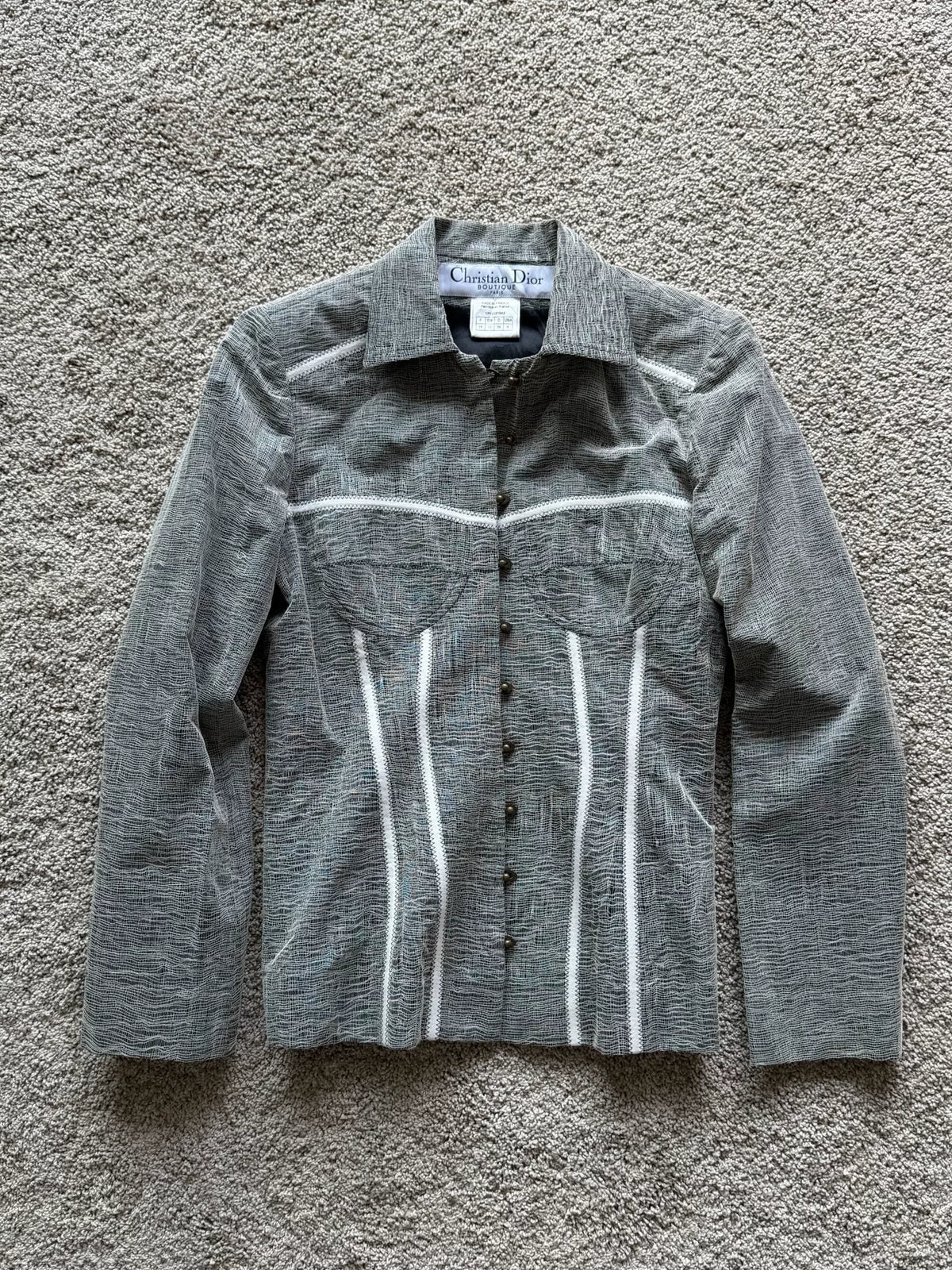Dior Vintage Pleated Jacket by John Galliano
