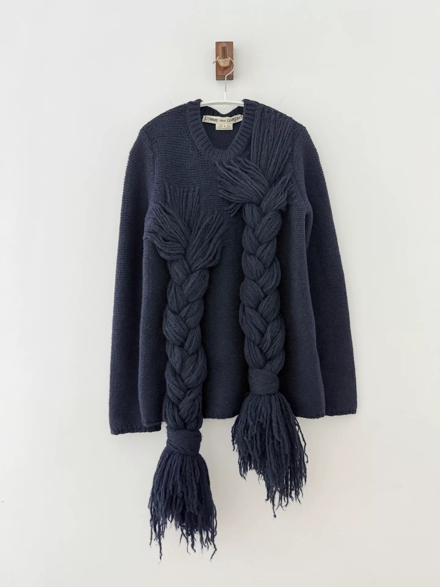 Comme Des Garcons 14AW Braided Knit Sweater - Devines