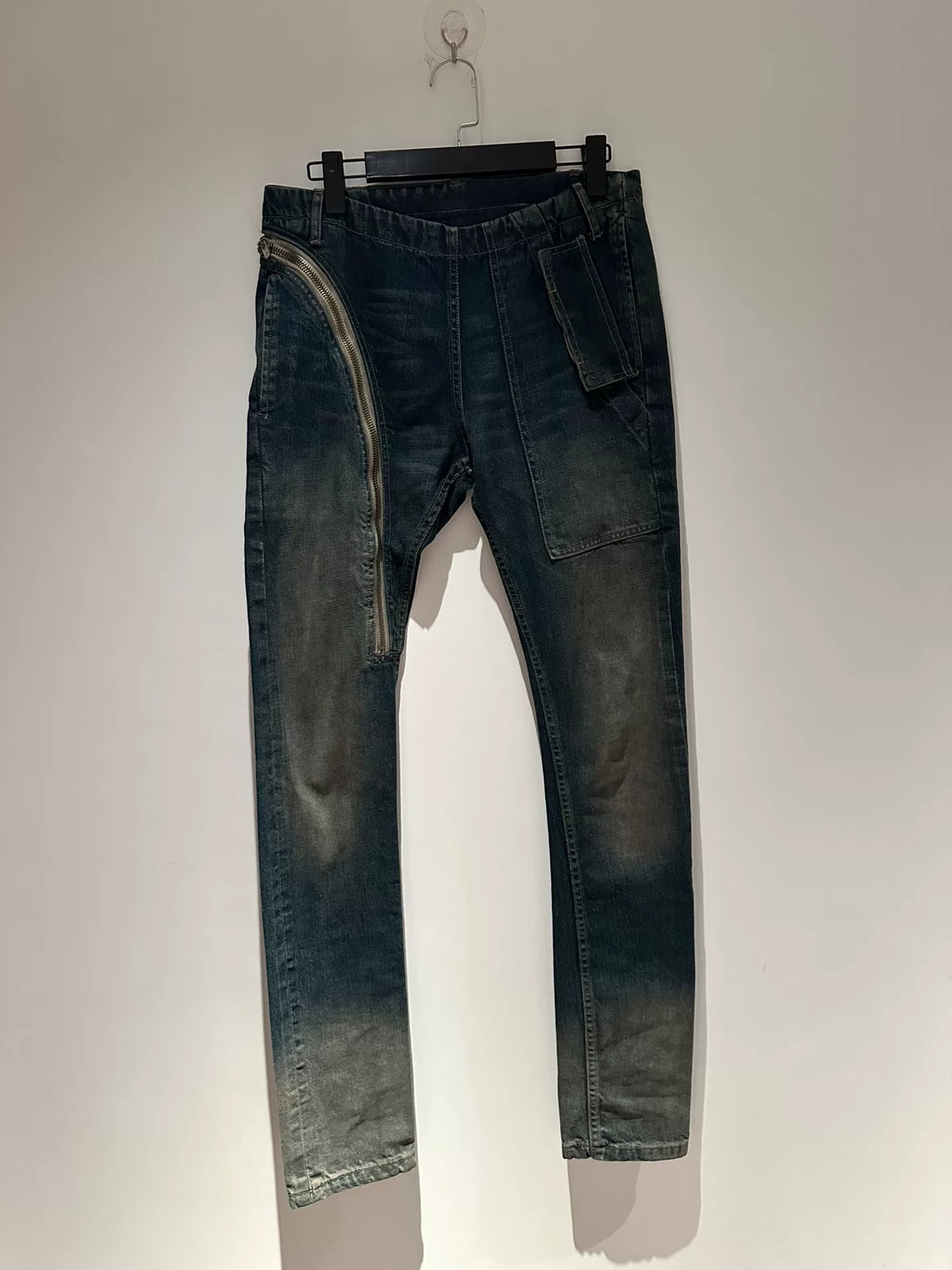Rick Owens Air Cut blue gradient jeans