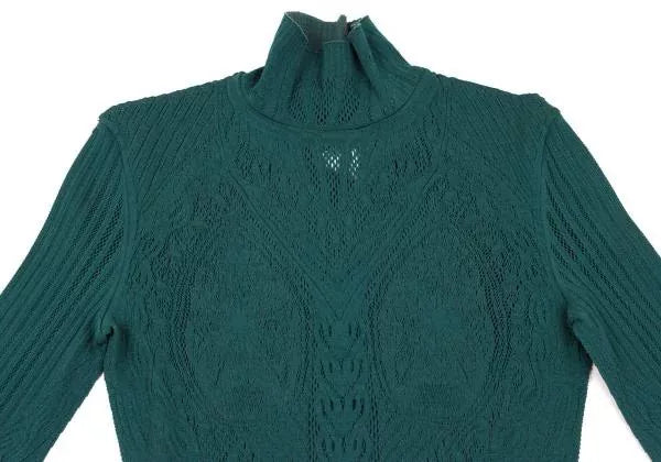 Jean Paul Gaultier Vintage Green Cut-Out Top