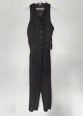Ann Demeulemeester 1990s Lace-Up Wool Archive Jumpsuit