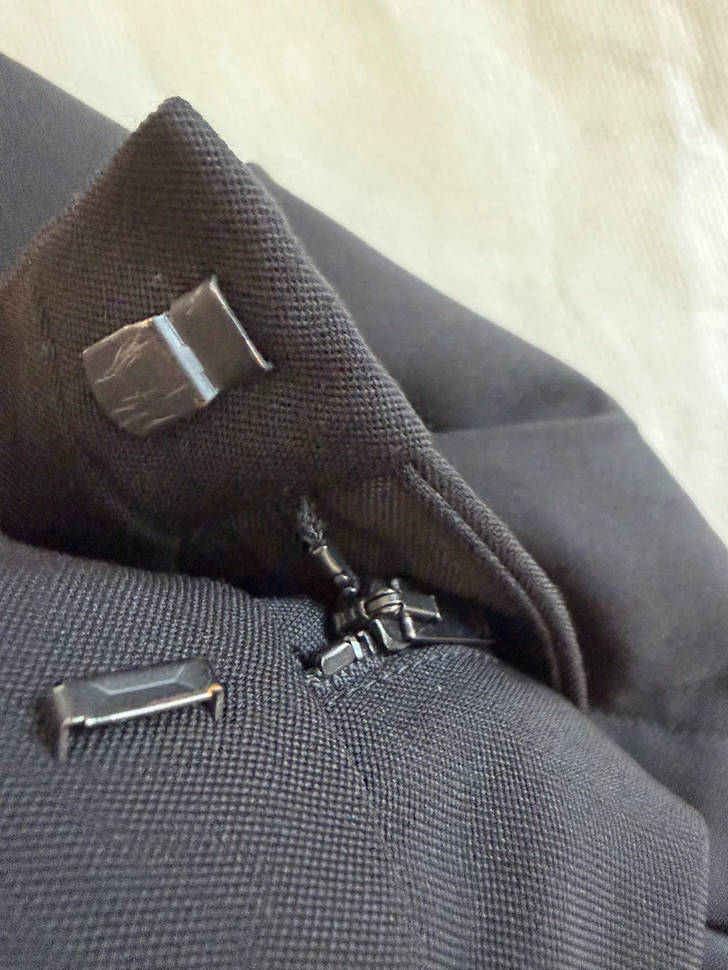 Yves Saint Laurent Black High-Waist Shorts