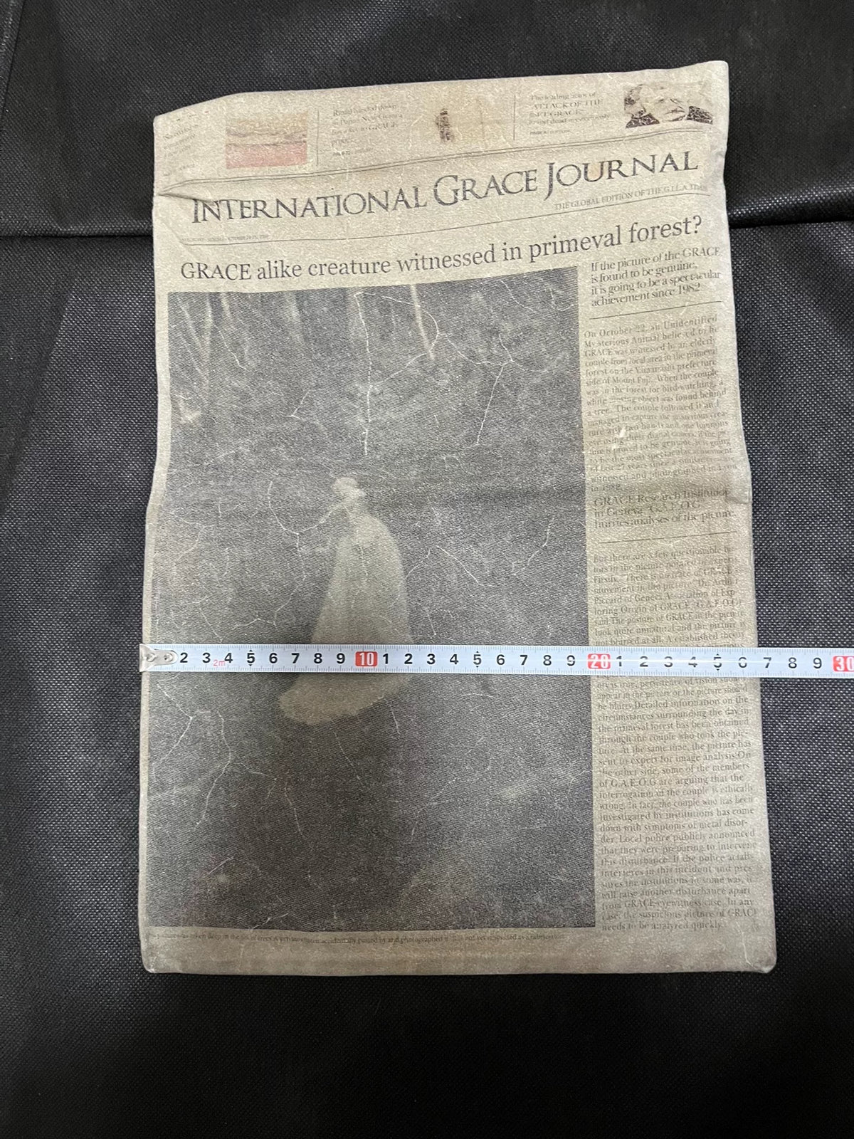 Undercover Takahiro Minagawa Grace Newspaper Leather Bag