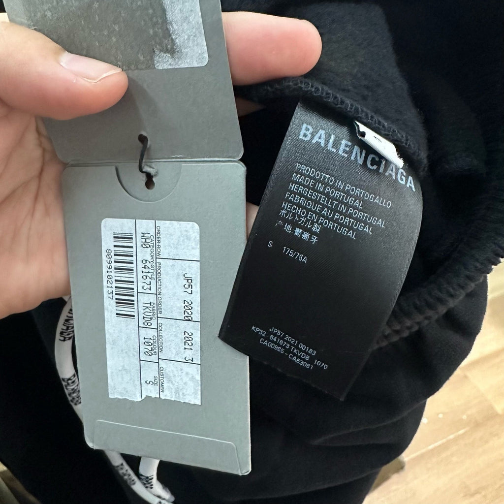 Balenciaga Nasa Black Track Pants