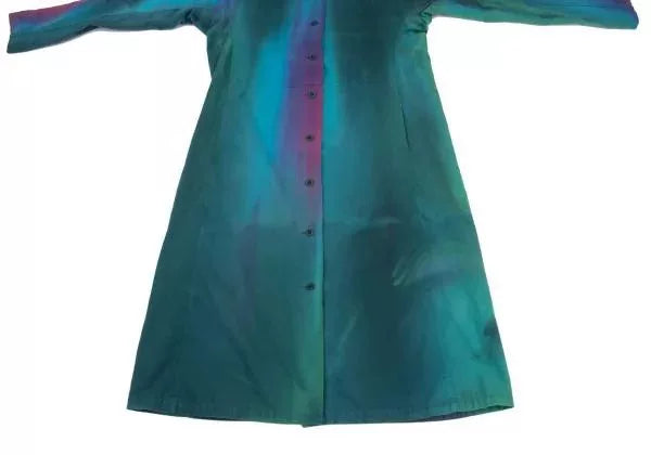Issey Miyake Vintage Green Gradient Trench Coat