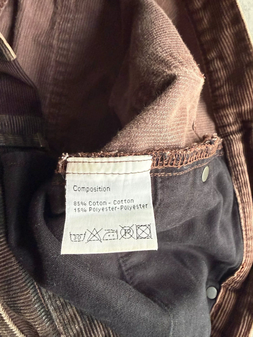 Dior Homme 07SS Hedi Slimane Washed Corduroy Claw Jeans by Hedi Slimane