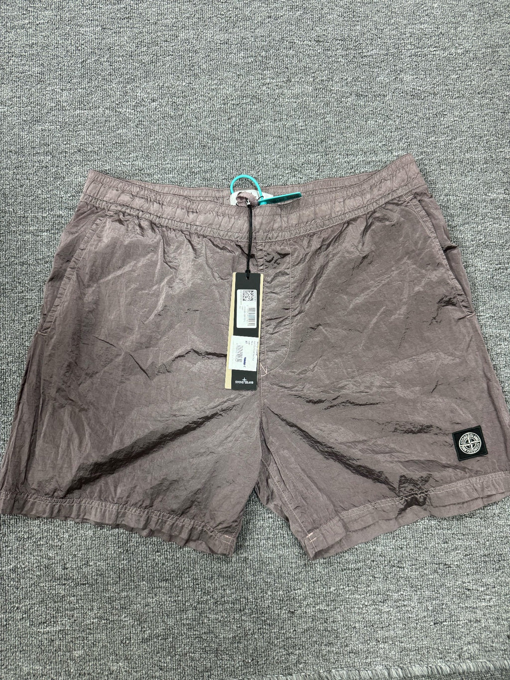 Stone Island Metallic Nylon Silver Jacket