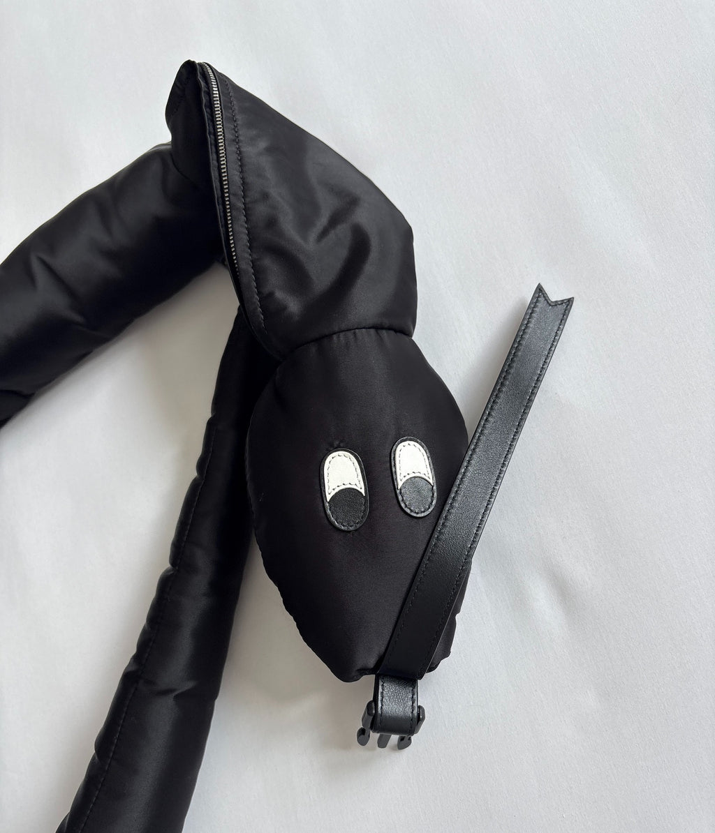 Walter Van Beirendonck snake‑shaped crossbody bag