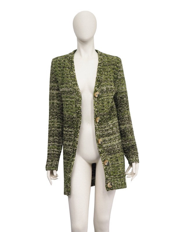 Miu Miu 2000s Three-Color Knit Cardigan