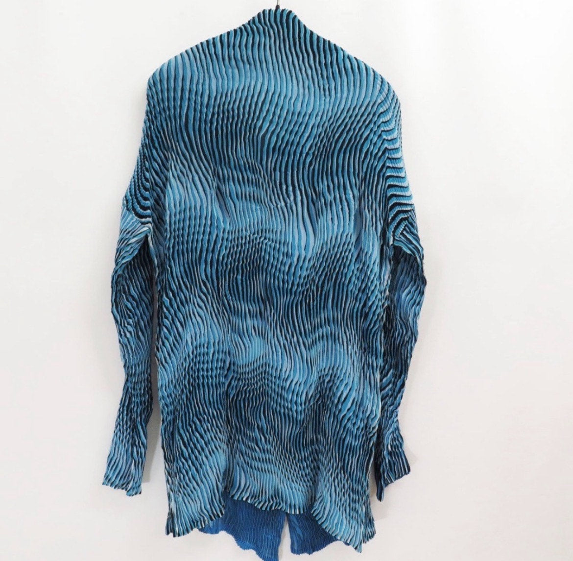 Issey Miyake Wave Double-Sided Pleated Shirt