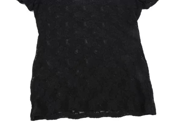 Jean Paul Gaultier Vintage Black Lace Floral Mesh Top