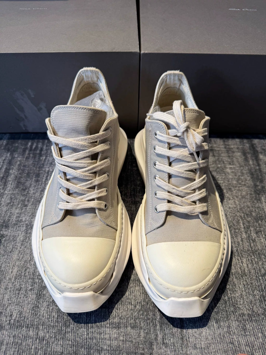 Rick Owens Gray Sneakers
