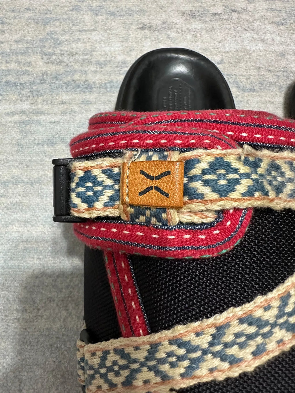 VISVIM 17SS CHRISTO FIL Limited Release Vintage Cloth Bell Slides