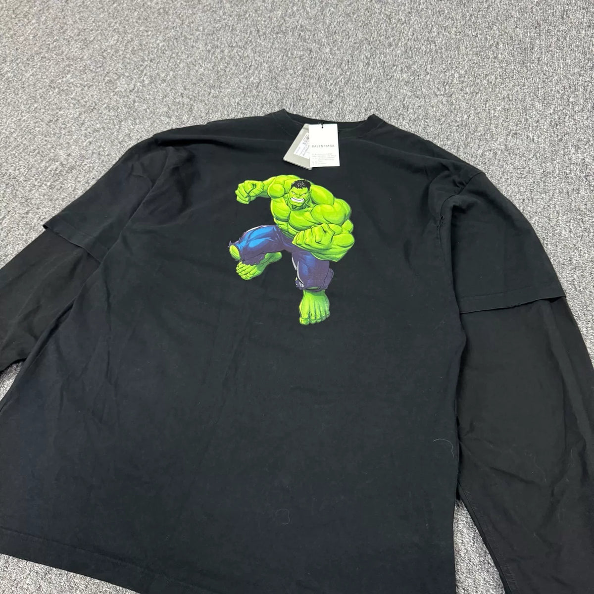 Balenciaga Hulk two-piece long-sleeve top