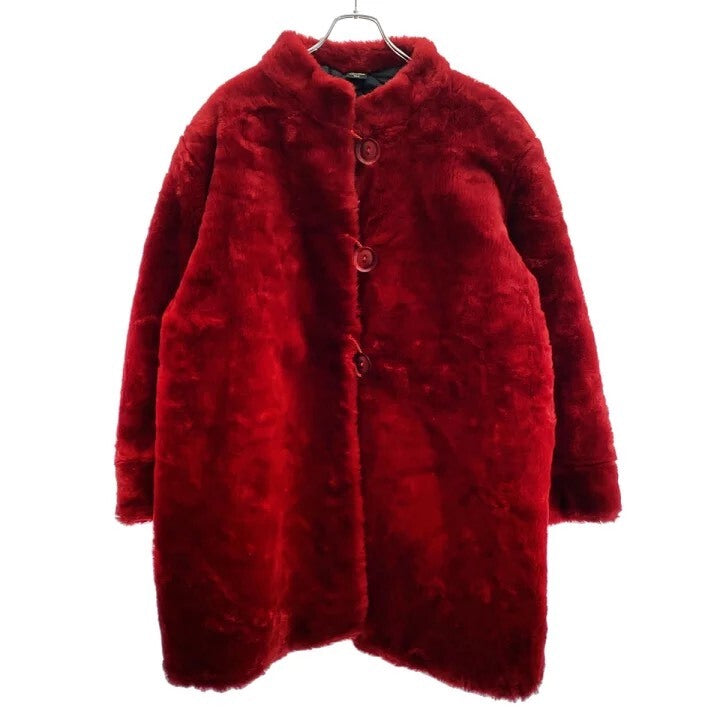 Jean Paul Gaultier Red Fur Coat