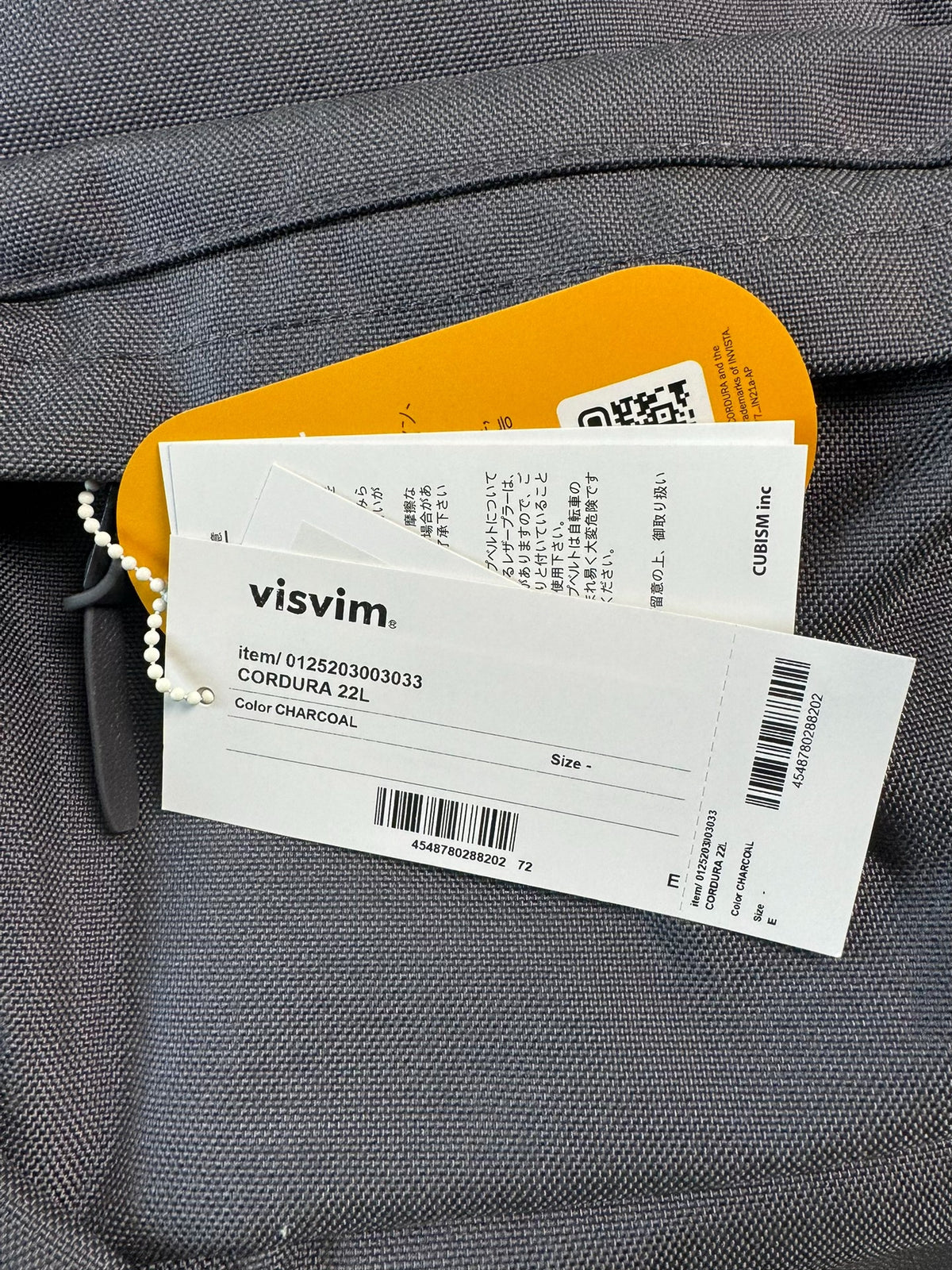 Visvim 25AW Cordura 22l Backpack