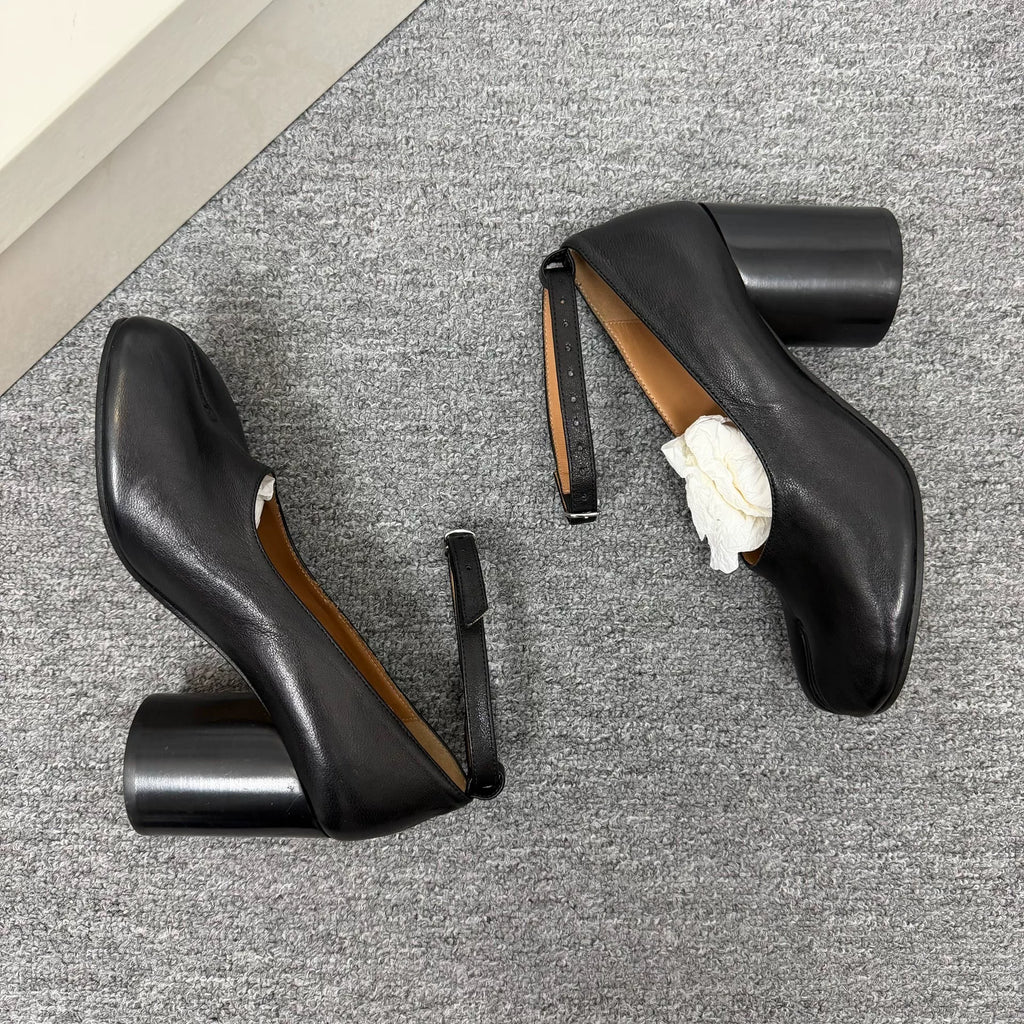 Maison Margiela Tabi Mary Jane Lambskin Shoes