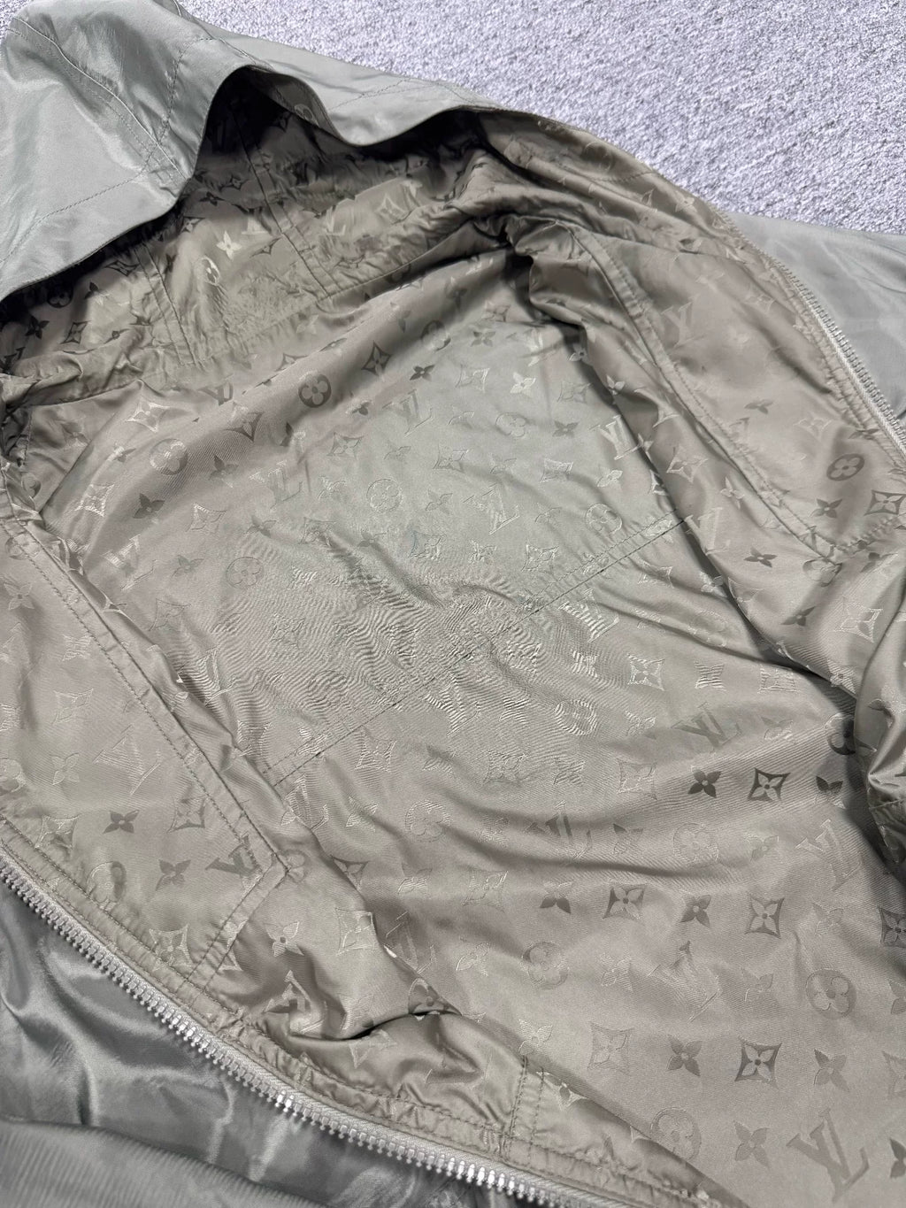 Louis Vuitton Reversible Nylon Hooded Windproof Jacket