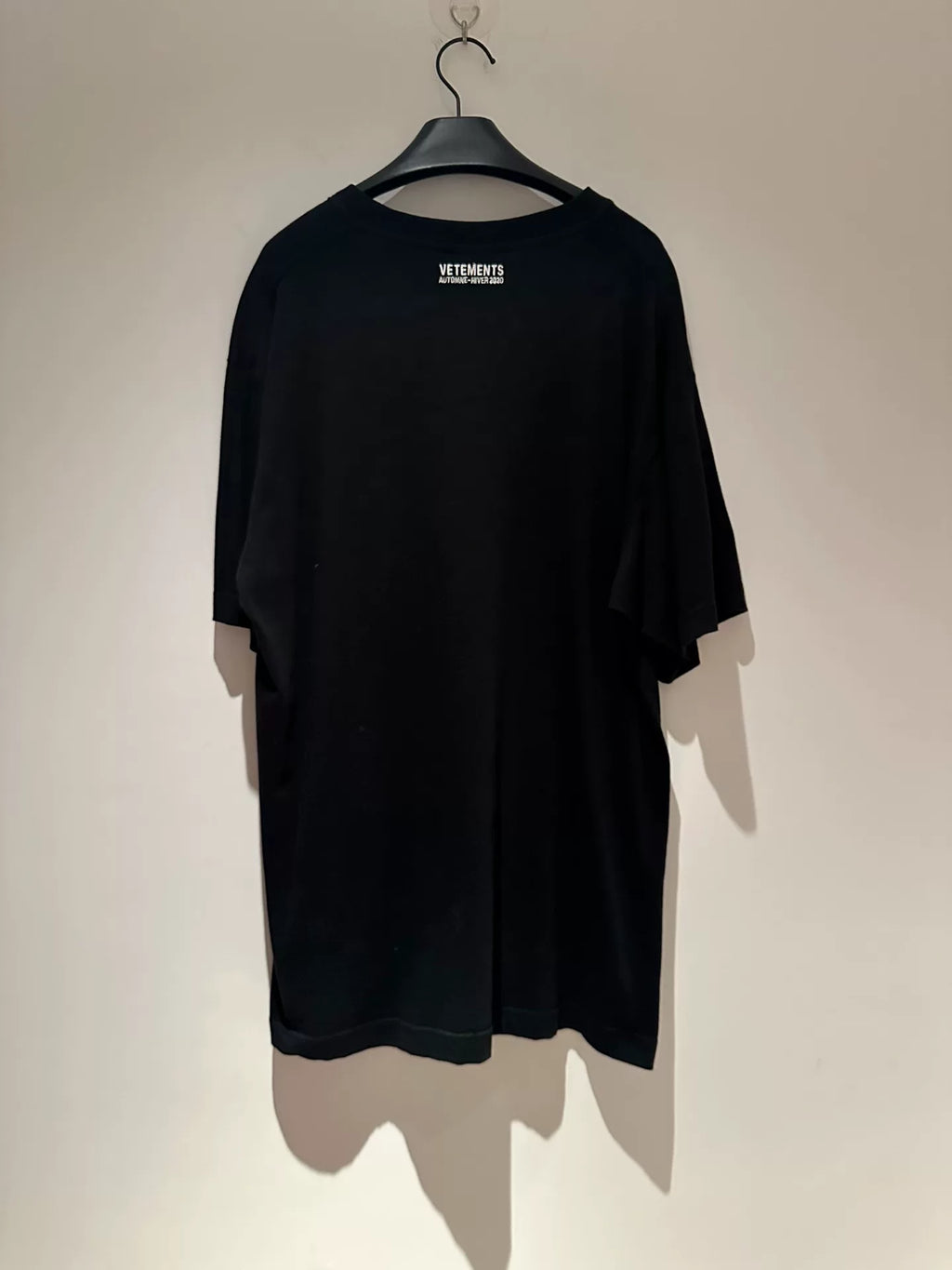 Vetements Warning short-sleeve tee, Dark Web 19AW