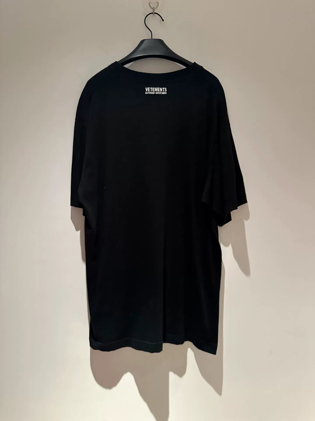 Vetements Warning short-sleeve tee, Dark Web 19AW