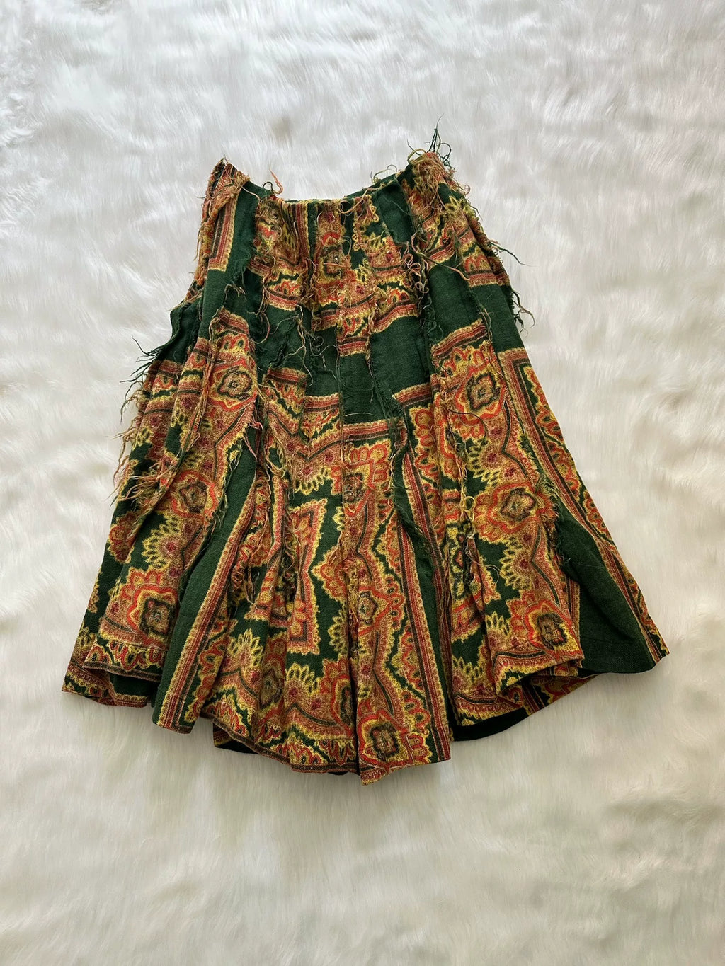 Comme Des Garcons 2003 Midi Wool Skirt