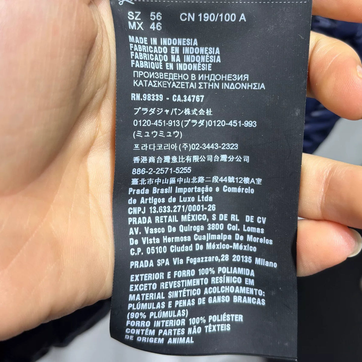 Prada Navy Jacket