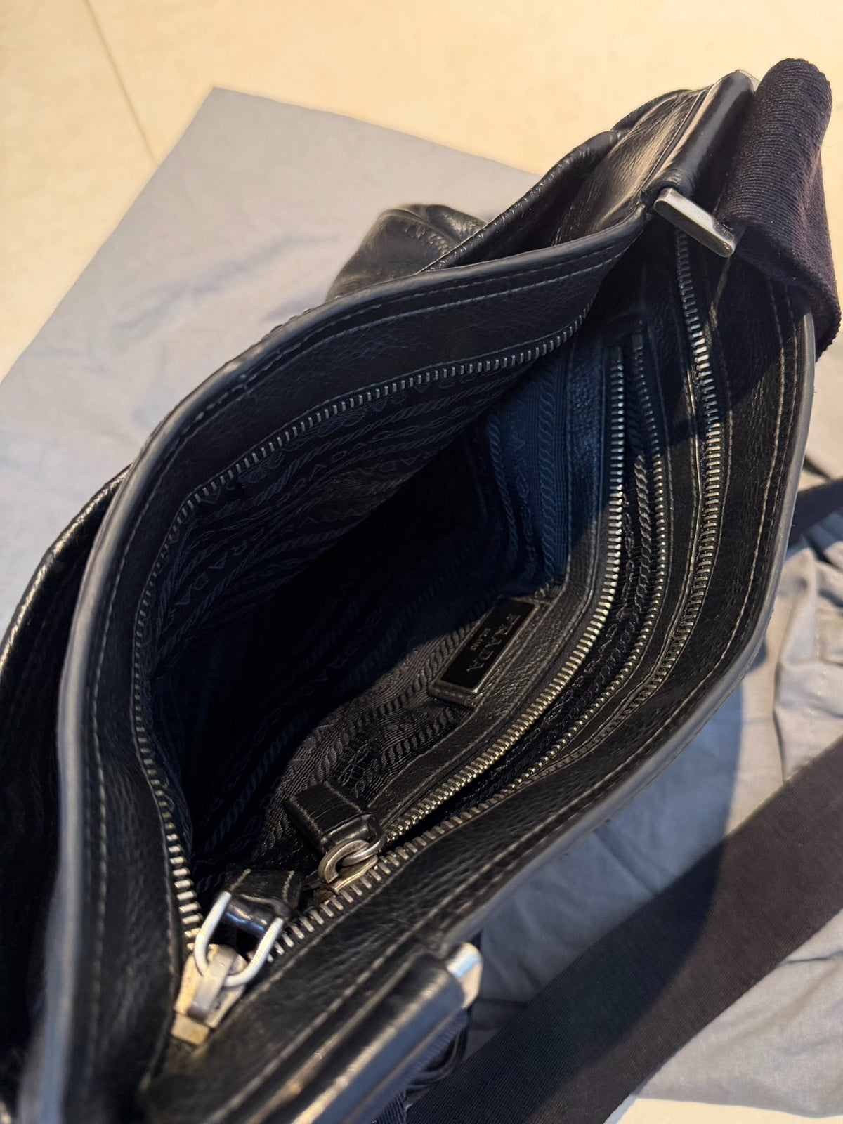 Prada sports red label sporty crossbody bag