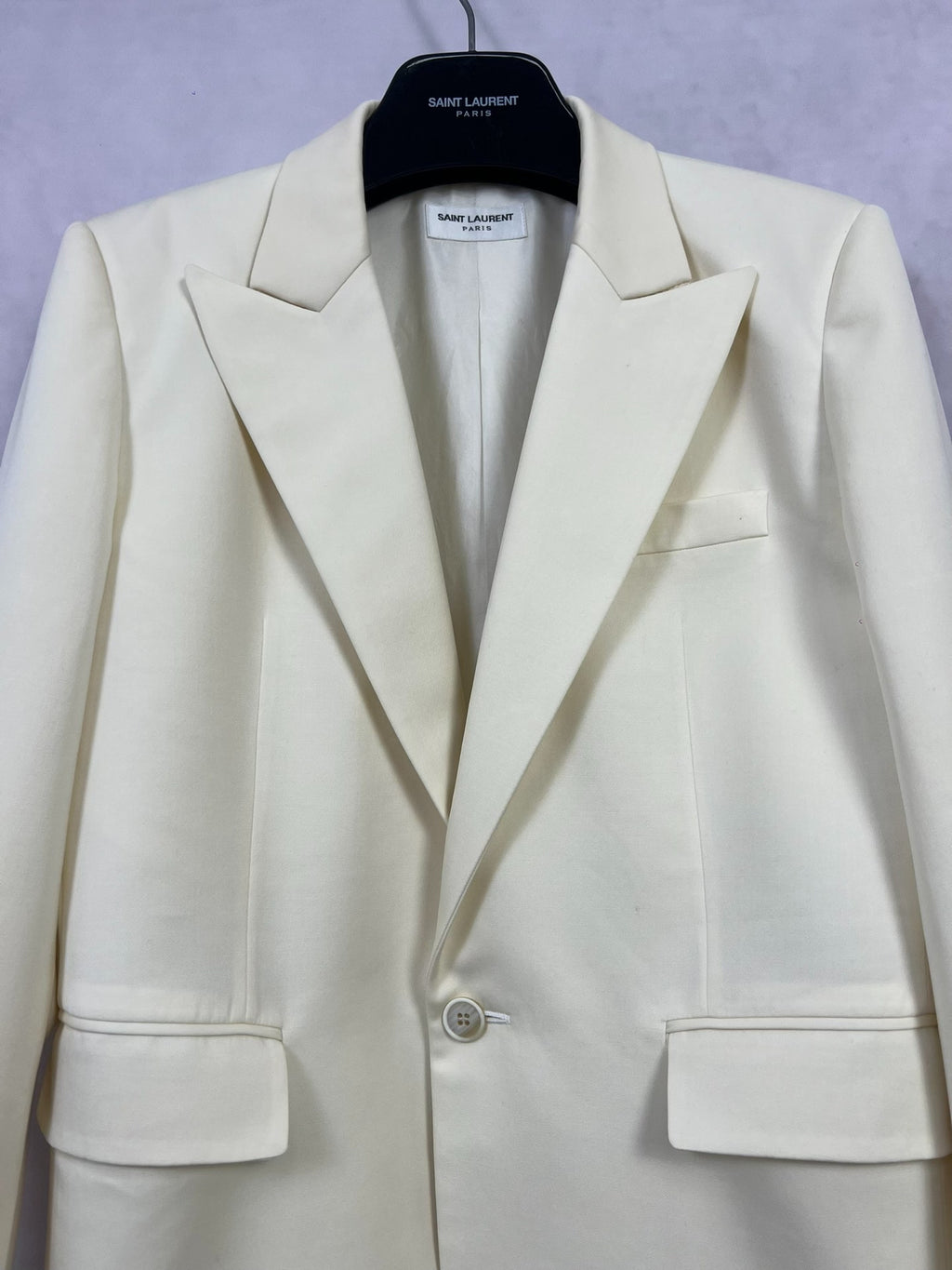 Saint Laurent Slp24ss White Suit