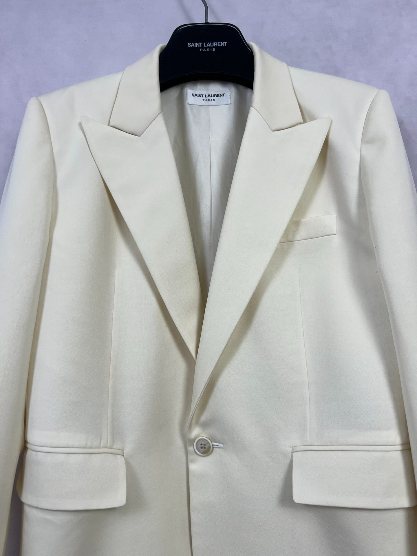 Saint Laurent Slp24ss White Suit
