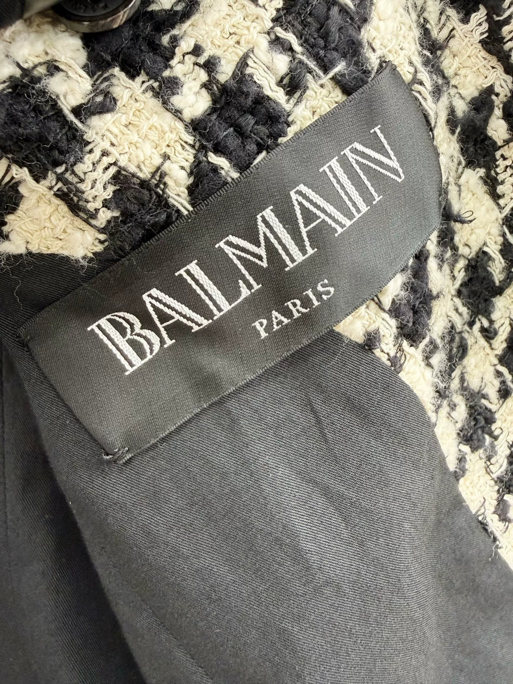 Balmain Houndstooth Blazer