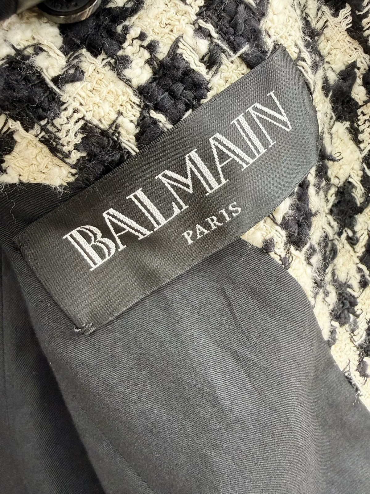 Balmain Houndstooth Blazer