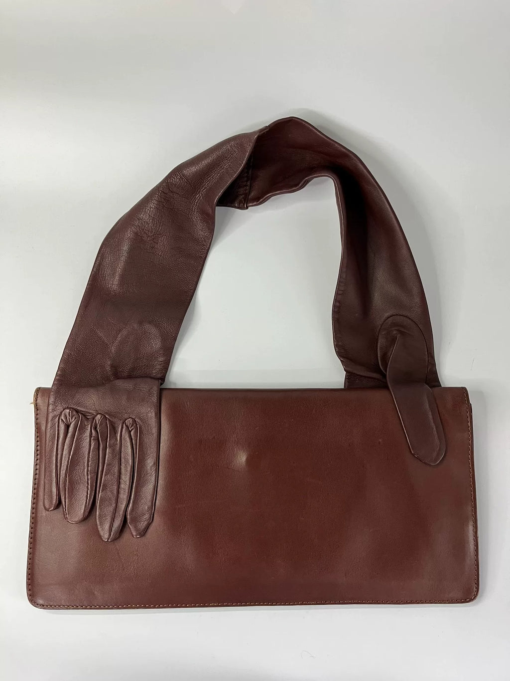 Maison Margiela x H&M collaboration, dark red, glove bag