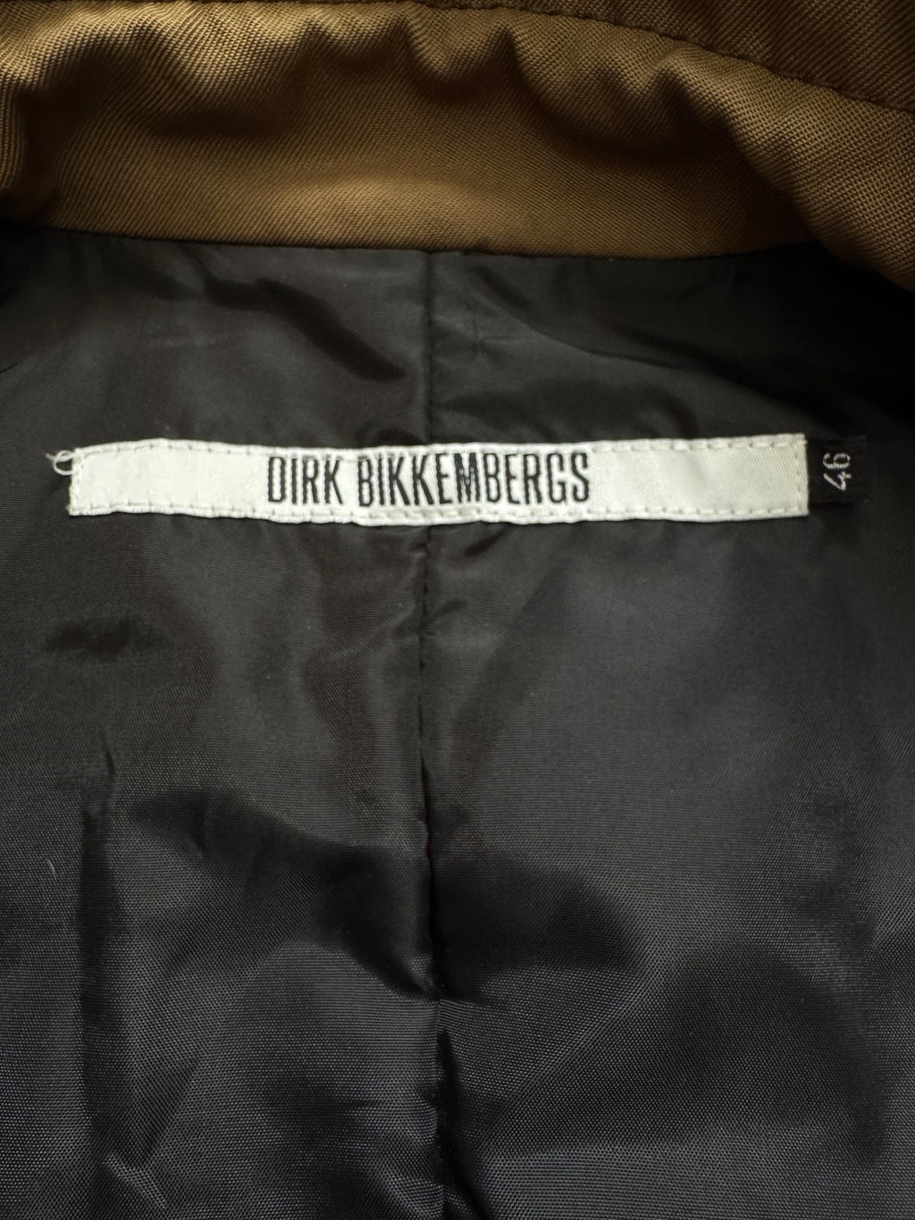 Dirk Bikkembergs AW97 Wool Coat