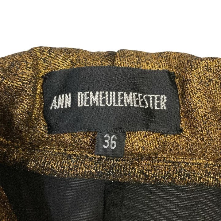 Ann Demeulemeester Black Gold Long Vest