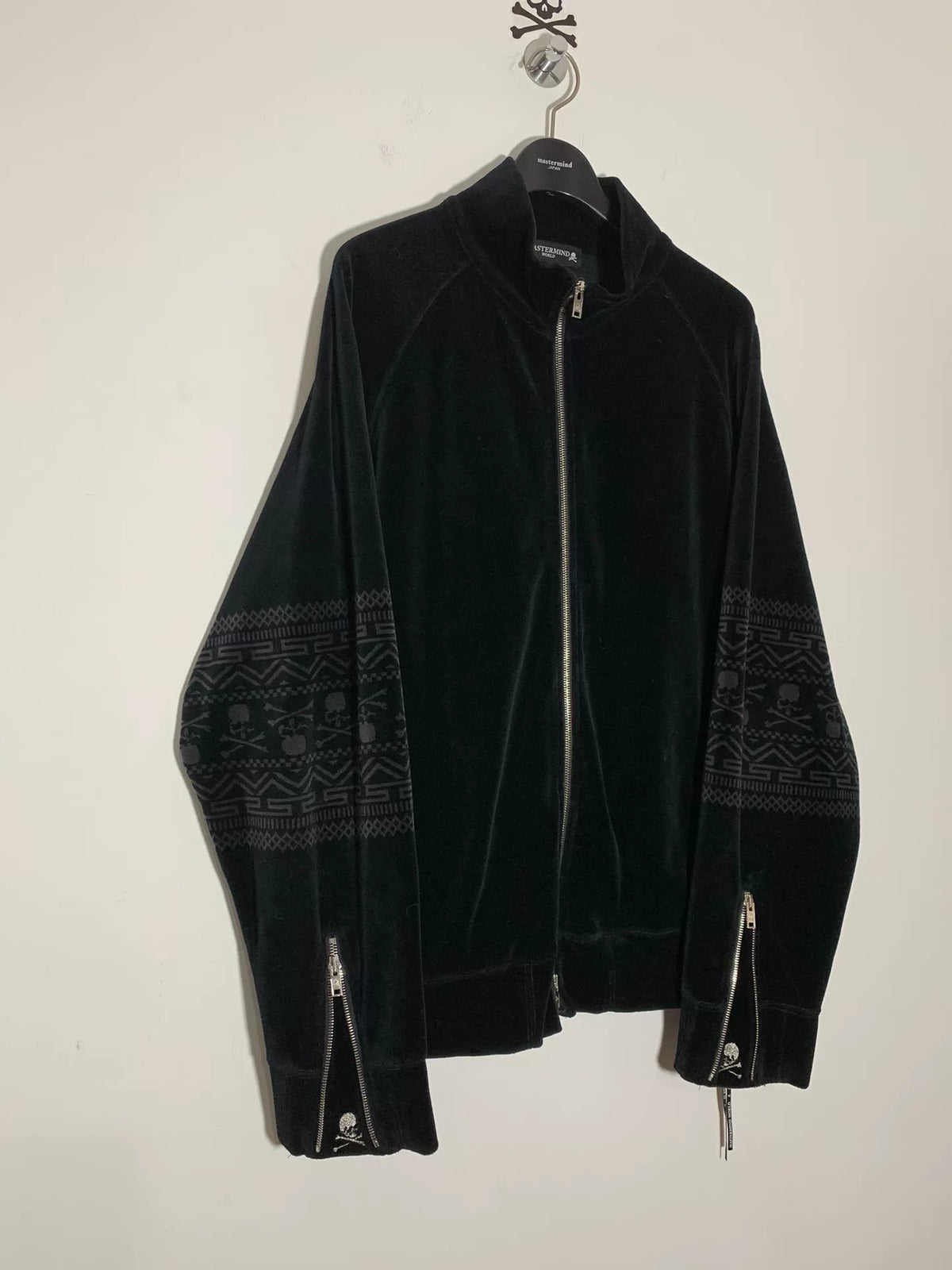 mastermind Japan Velvet Ethnic Print Jacket