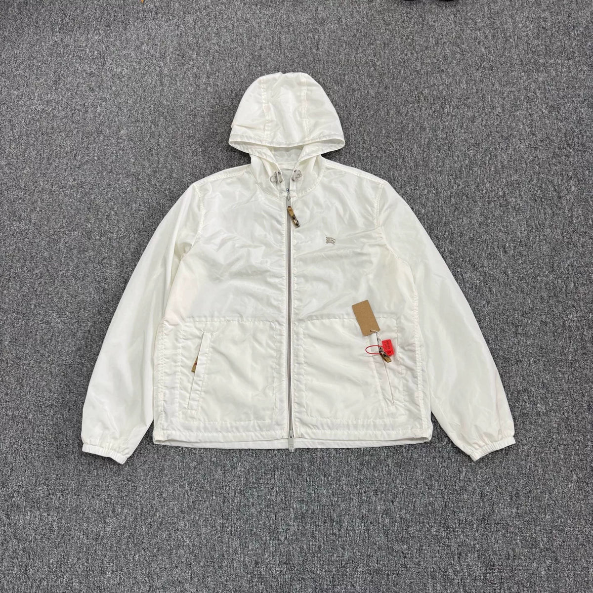 Burberry White Short Trench Coat