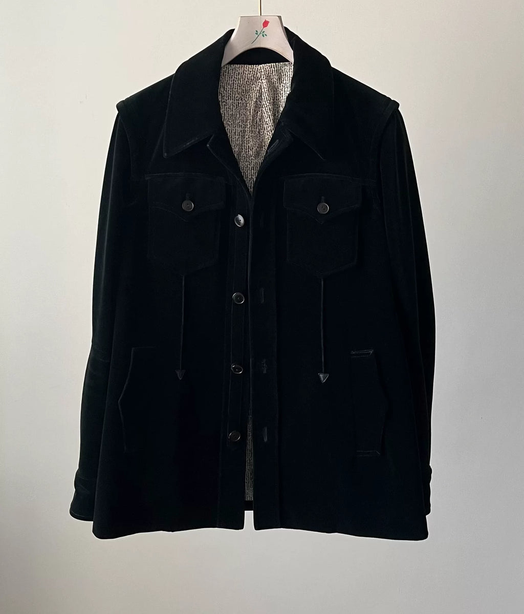 Number (N)ine velvet western jacket aw07