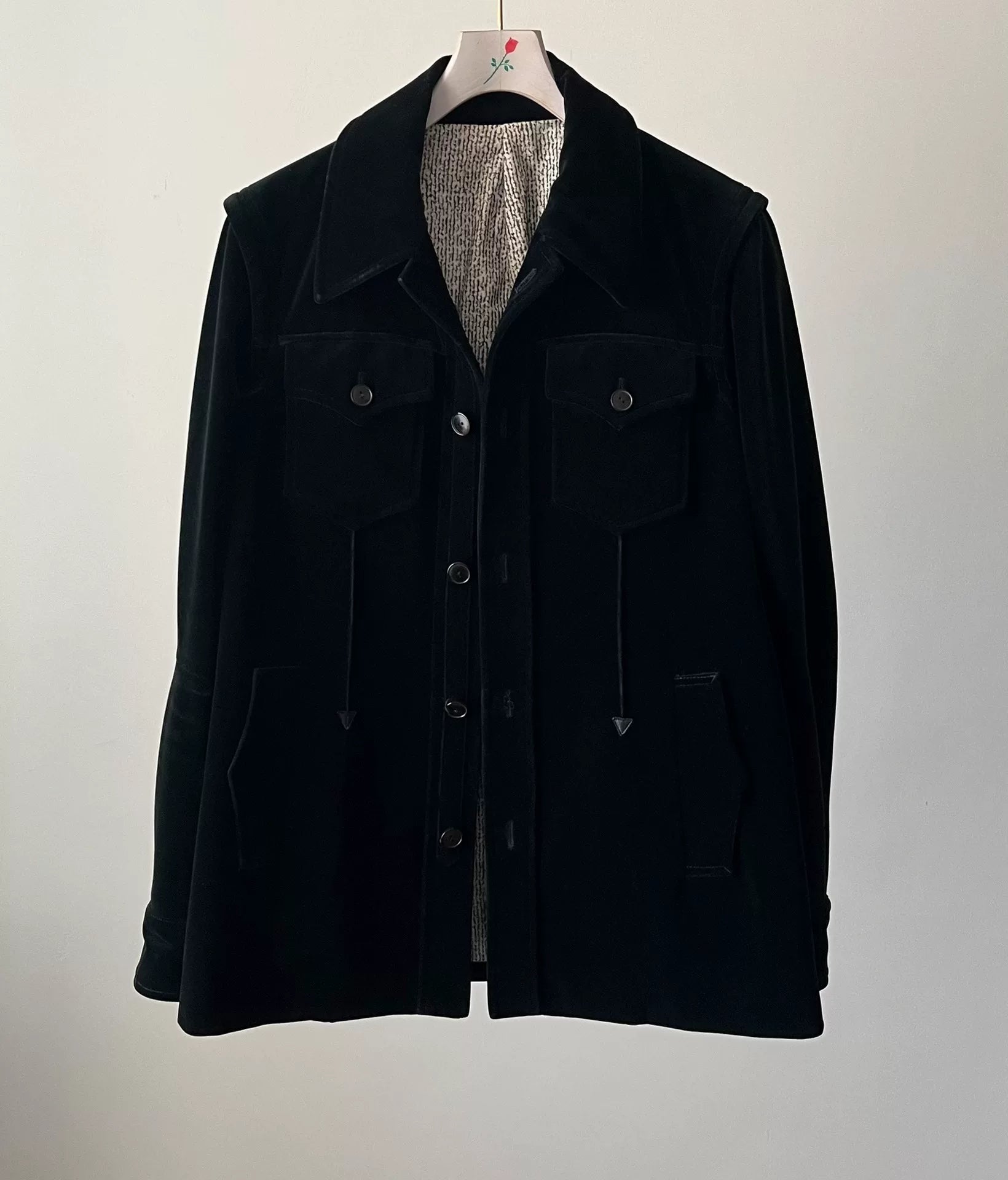 Number (N)ine velvet western jacket aw07