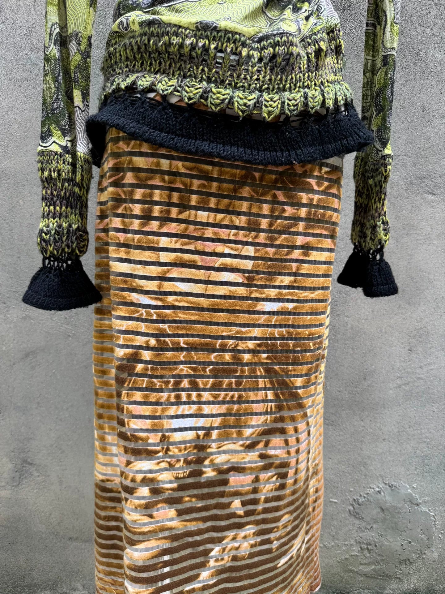 01SS Jean Paul Gaultier Devil Skirt