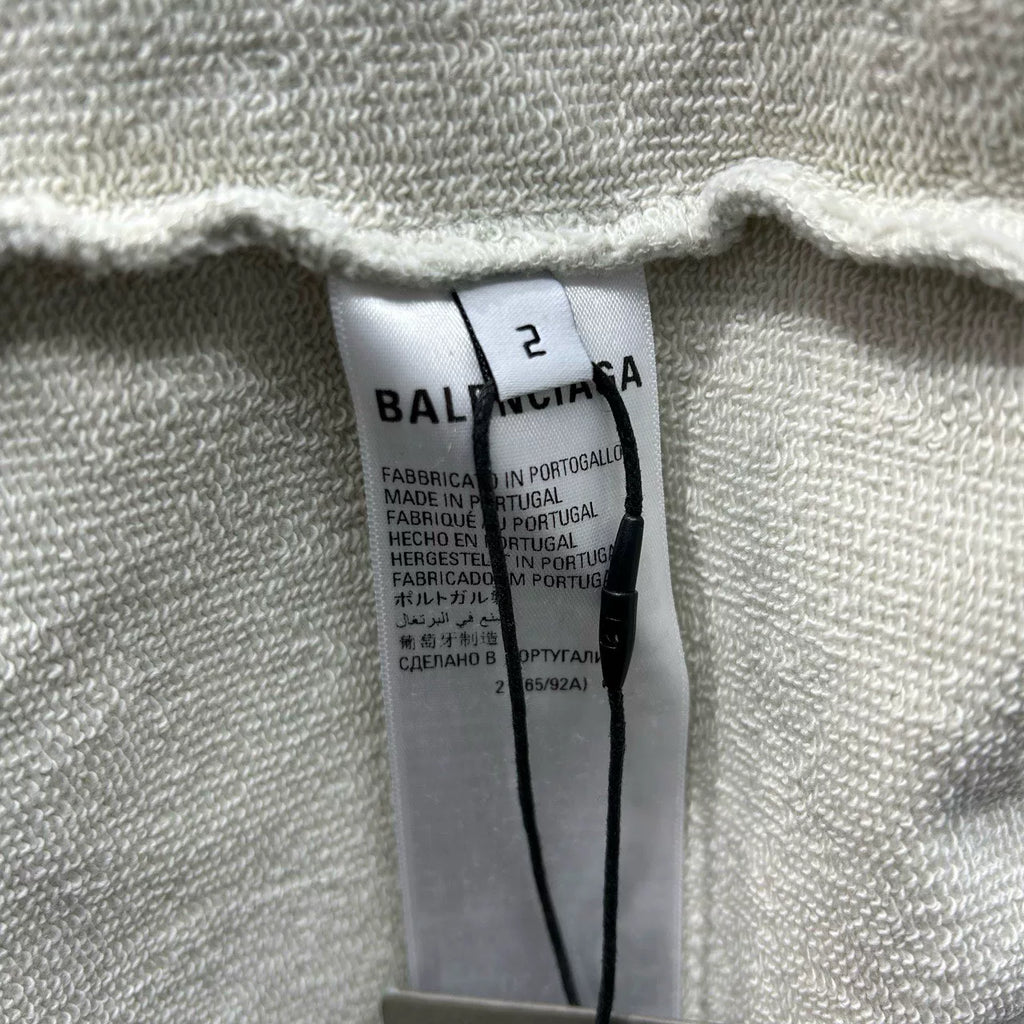 Balenciaga White Wave Coca‑Cola Hooded Sweater