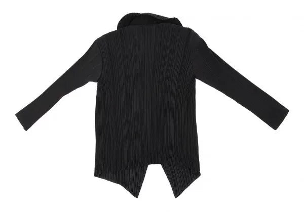 Issey Miyake 1990s Tuxedo Collar Pleated Jacket