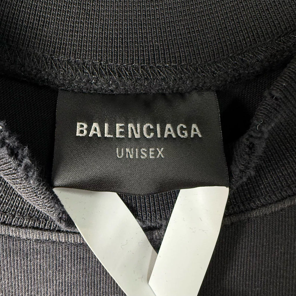 Balenciaga Tape-Panel 3B Racing Logo Short-Sleeve T-Shirt
