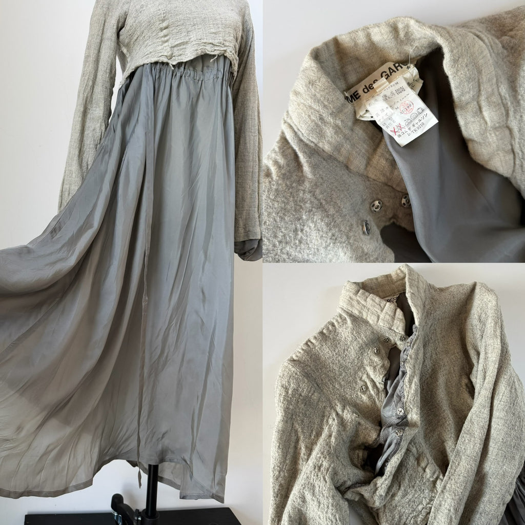 Comme Des Garcons Rei Kawakubo 1994 Chinese-style diagonal-button dress