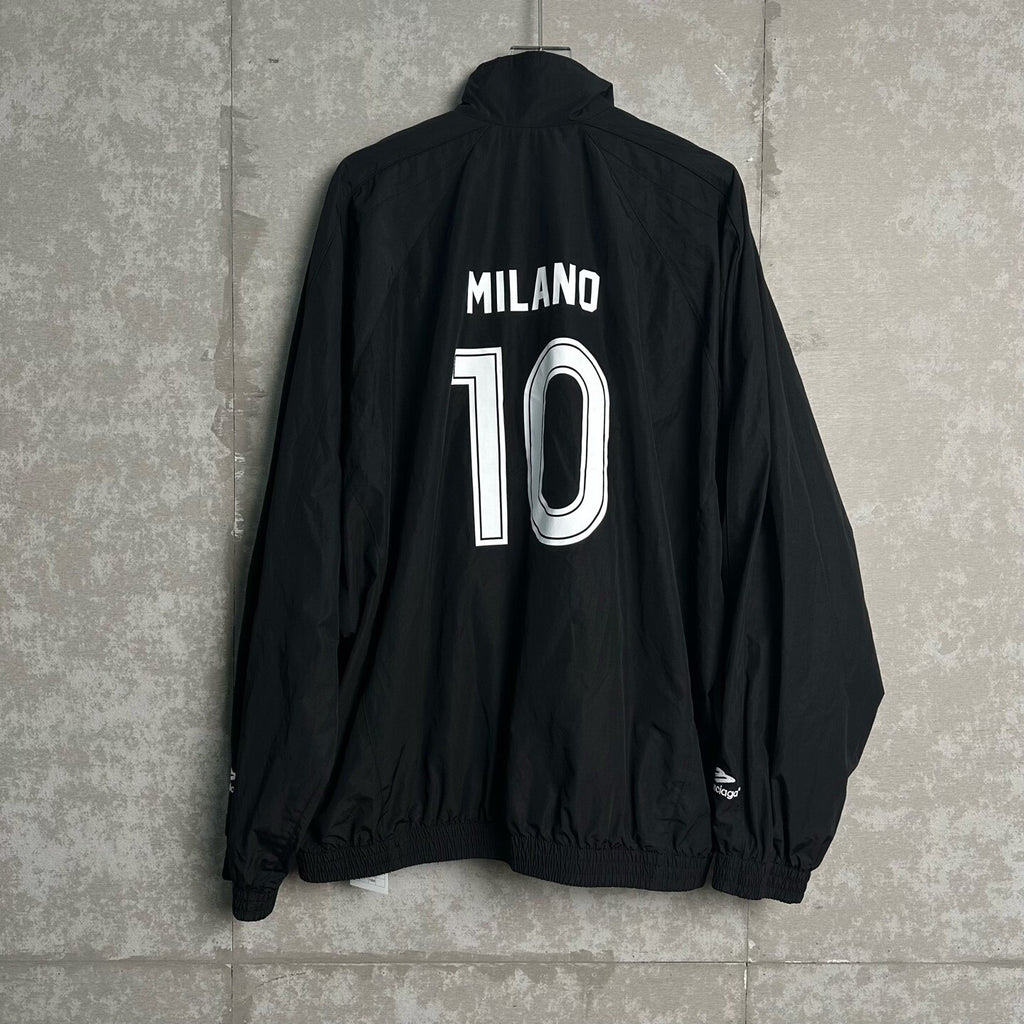 Balenciaga Manchester United black trench coat