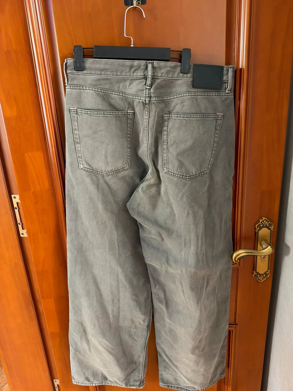 Acne Studios Grey Washed Denim Jeans